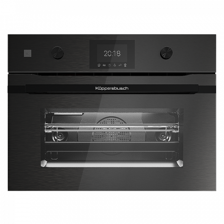 Kuppersbusch CBM 6350.0 GPH 6 Black Steel электрический компактный духовой шкаф с микроволнами