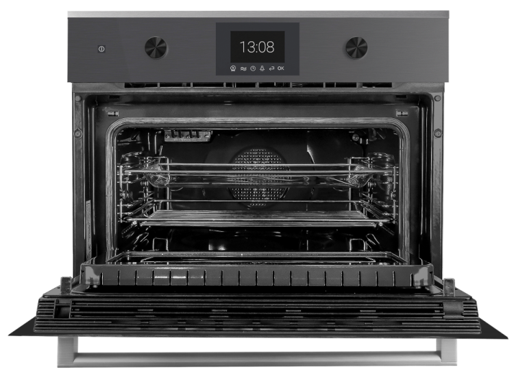 Kuppersbusch CBM 6350.0 GPH 6 Black Steel электрический компактный духовой шкаф с микроволнами