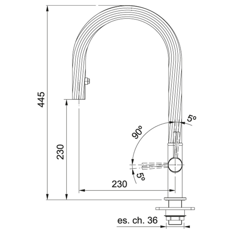 Franke Maris Free by Dror матовый черный смеситель