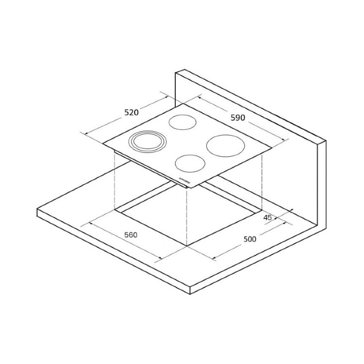 Kuppersberg ECS 623 электрическая варочная панель