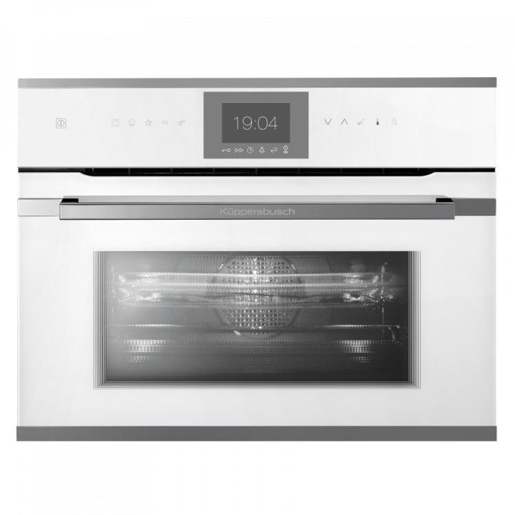 Kuppersbusch CBM 6550.0 W3 Silver Chrome компактный духовой шкаф с микроволнами