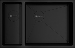 Omoikiri Taki 69-2-U/IF-GB-R Side нерж.сталь/графит мойка