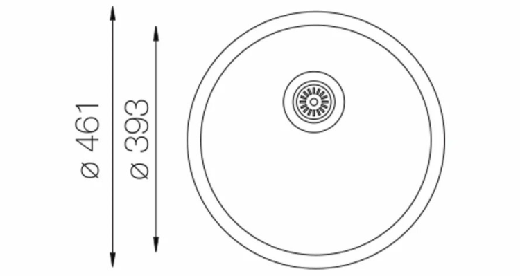 TopZero Kelly 460-49 Titan мойка гранитная