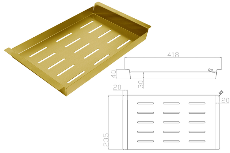Zorg  ZM 02 BRONZE поддон