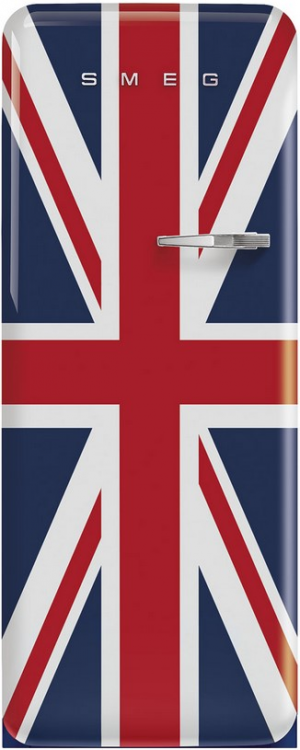 Smeg FAB28LDUJ5 отдельностоящий однодверный холодильник британский флаг