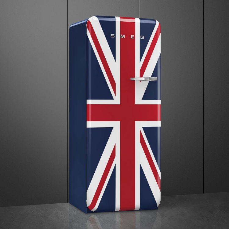 Smeg FAB28LDUJ5 отдельностоящий однодверный холодильник британский флаг