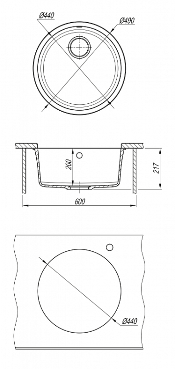 Florentina Вега Зеро песочный мойка