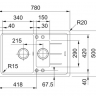 Franke BFG 651-78 оникс мойка