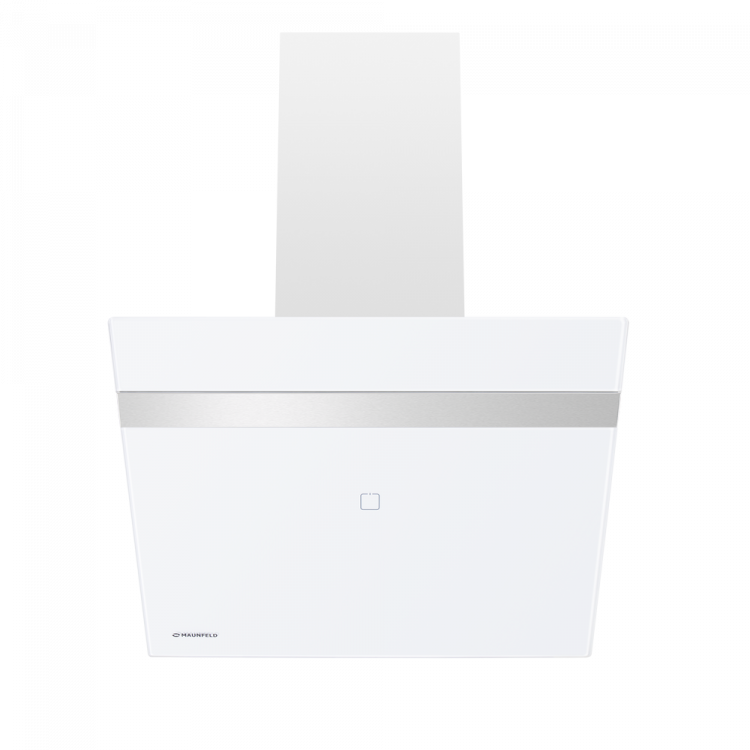 Maunfeld MEDWAY 60 Glass White/ Stripe Inox вытяжка наклонная
