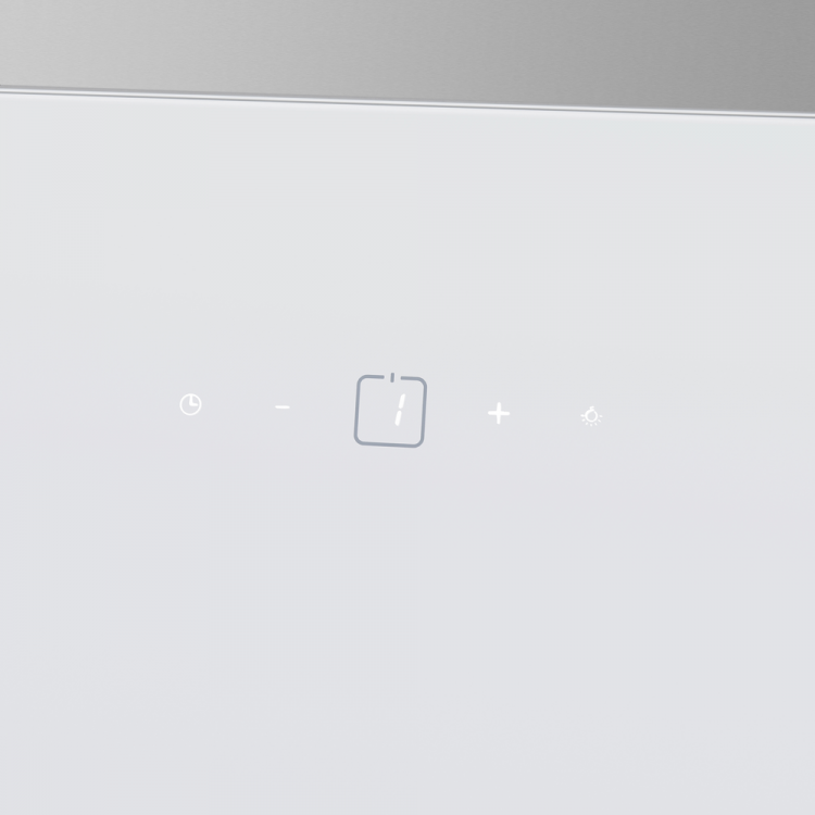 Maunfeld MEDWAY 60 Glass White/ Stripe Inox вытяжка наклонная