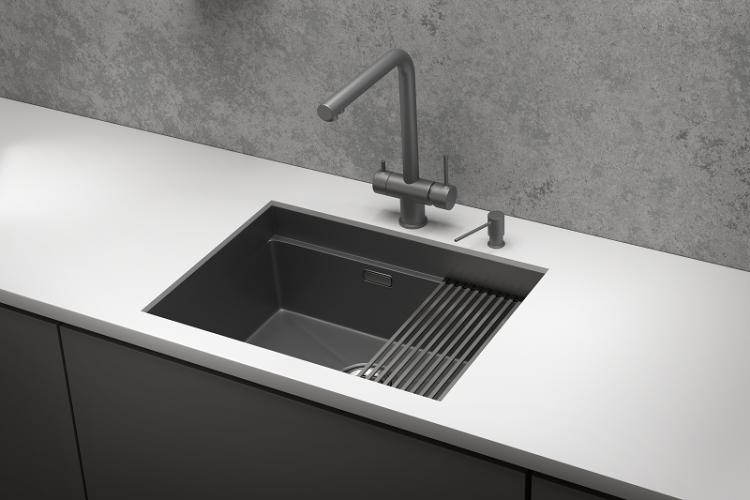 Granula KS-6045u графит матовый мойка