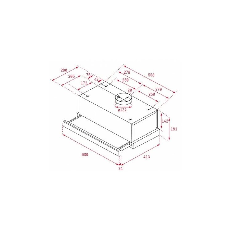 Teka TL 6310 белая вытяжка телескопическая