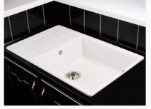 Kuppersberg ROYS 1B1D WHITE ALABASTER мойка