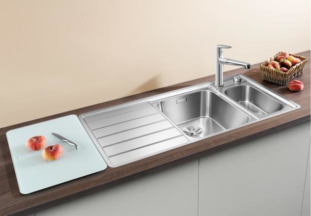 Blanco AXIS III 6S-IF чаша слева нерж.сталь зеркальная полировка 522105 мойка