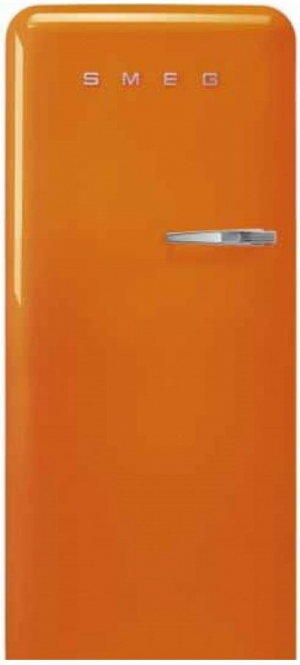 Smeg FAB28LOR5 отдельностоящий однодверный холодильник оранжевый