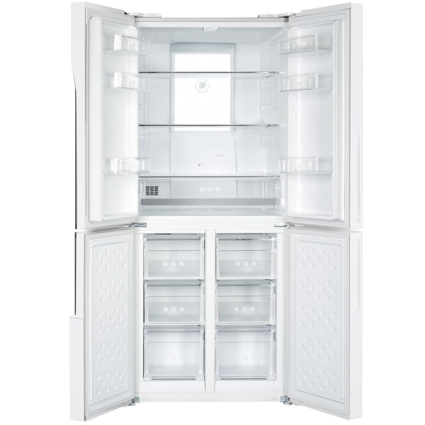 Maunfeld MFF182NFW отдельностоящий холодильник с морозильником