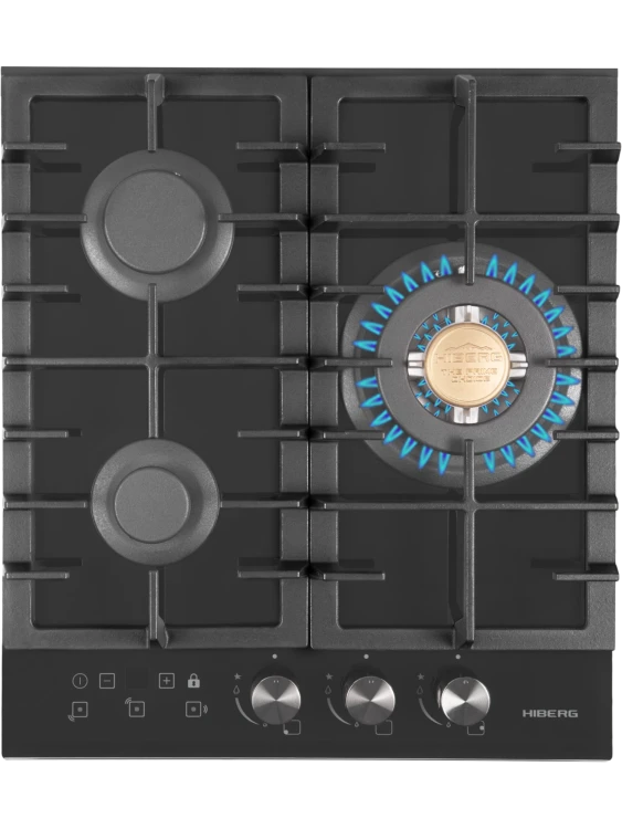 Hiberg VM 4535 B газовая варочная панель