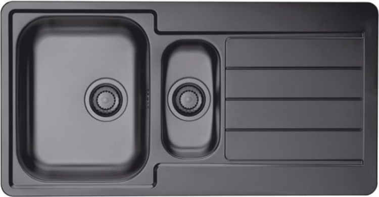 Alveus LINE MONARCH 10 ANTHRACITE 980X500 1+1/2 кухонная мойка