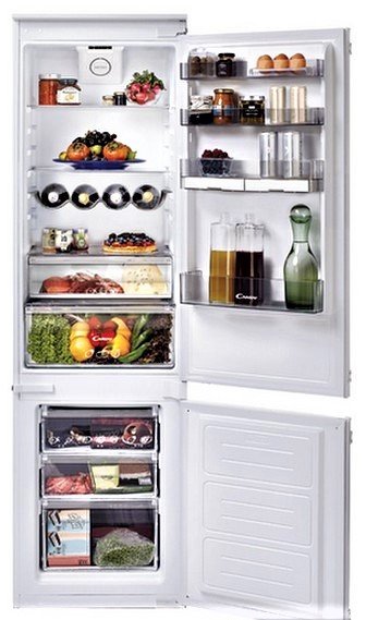 Candy CKBBS182FT встраиваемый холодильник с морозильником
