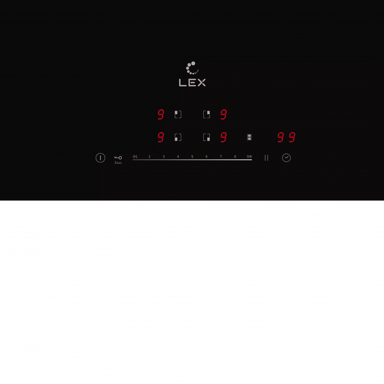 Lex EVI 641A BL индукционная варочная панель