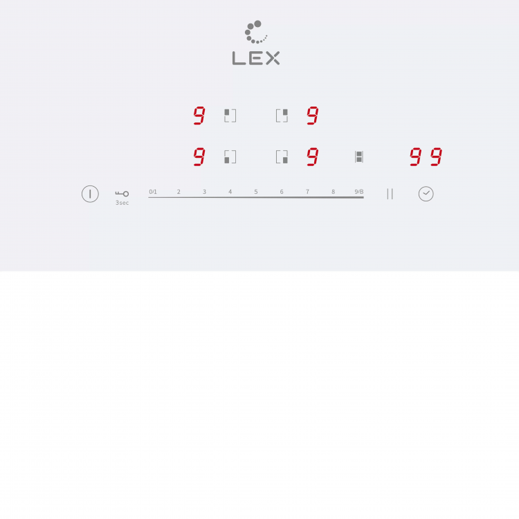 Lex EVI 641A WH индукционная варочная панель