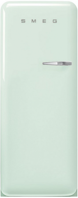 Smeg FAB28LPG5 отдельностоящий однодверный холодильникпастельный зеленый