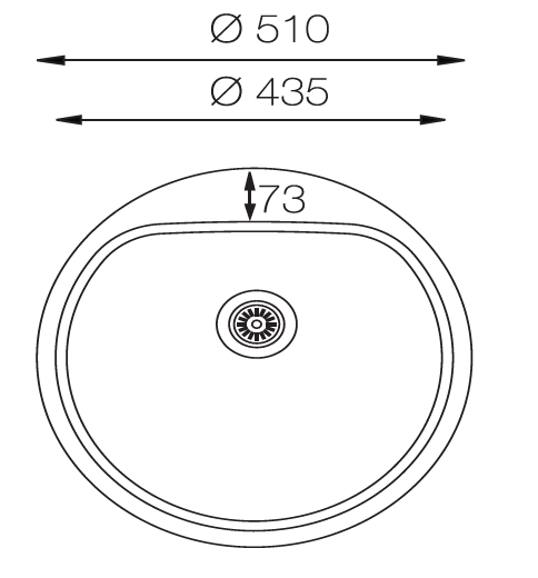 TopZero ELL510.GT8K мойка врезная