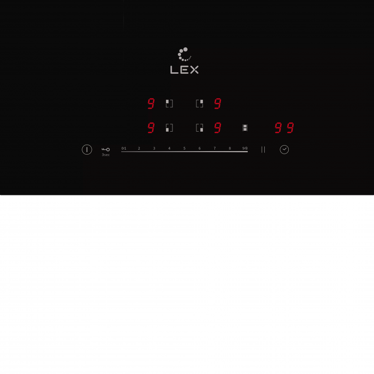 Lex EVI 641B BL индукционная варочная панель