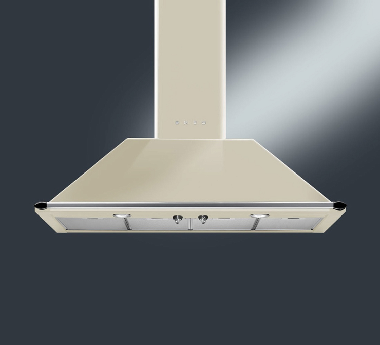 Smeg KT110PE вытяжка настенная 110 см кремовый