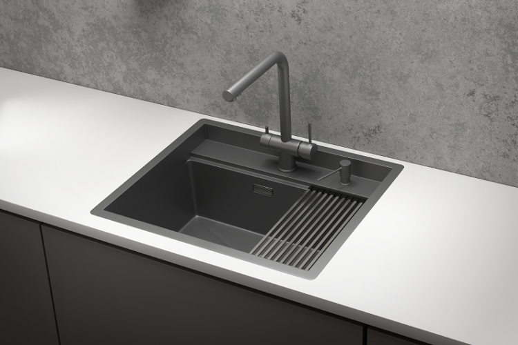 Granula KS-6051 графит матовый мойка