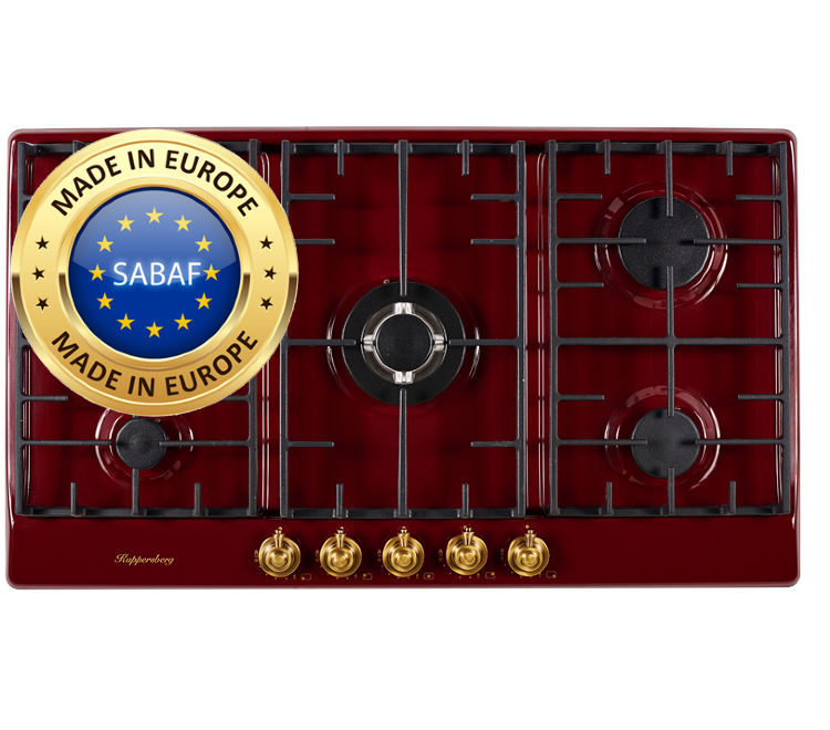 Kuppersberg FV 9 TGRZ BOR Bronze варочная панель газовая 5 конфорок