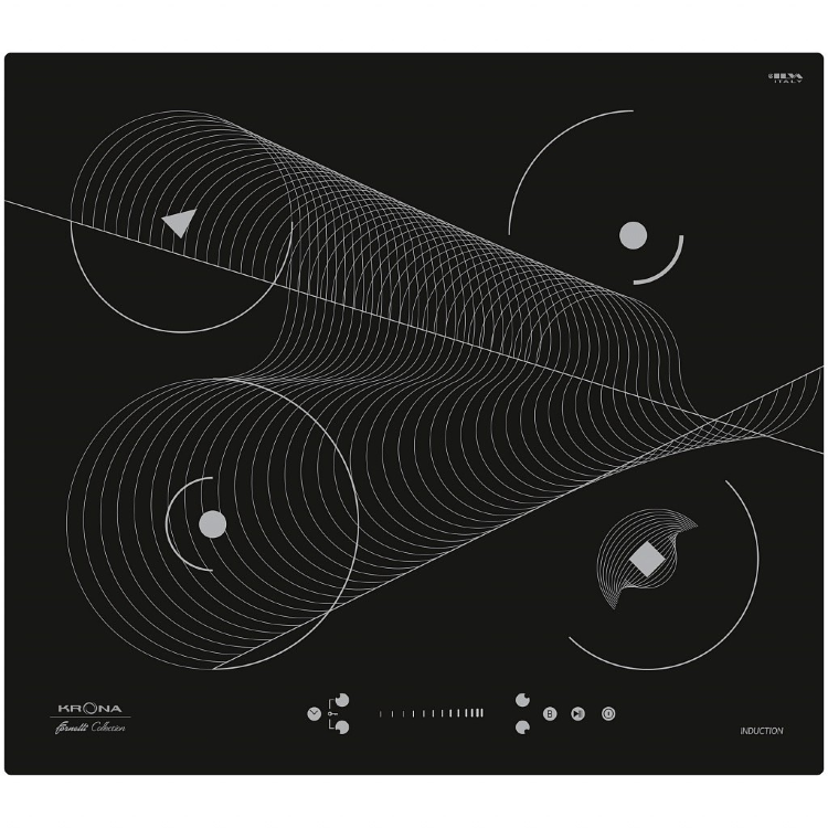 Krona steel MERIDIANA 60 BL индукционная варочная поверхность