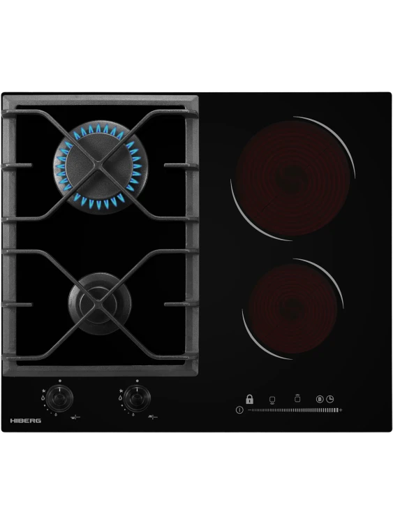 Hiberg VM 6021 B комбинированная варочная панель