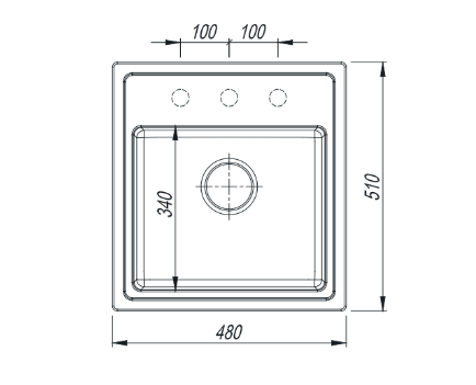 Florentina Комби 480 песочный мойка