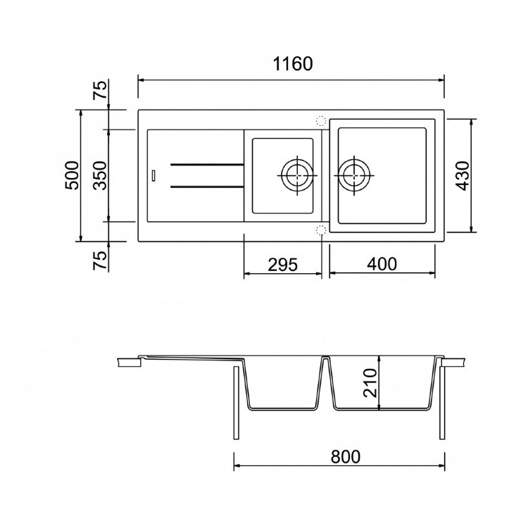 Longran AMG 1160.500 20 - 08 COLORADO мойка