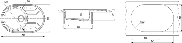 Dr.Gans Лиана 760 визувий мойка