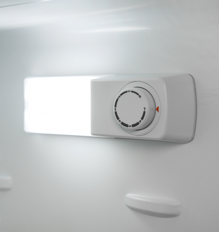 LEX RFS 201 DF IX отдельностоящий холодильник с морозильником