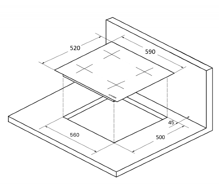 Kuppersberg ICS 604 C индукционная варочная панель