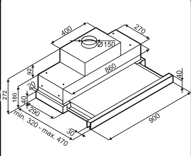 Maunfeld GALAXY 90 White вытяжка