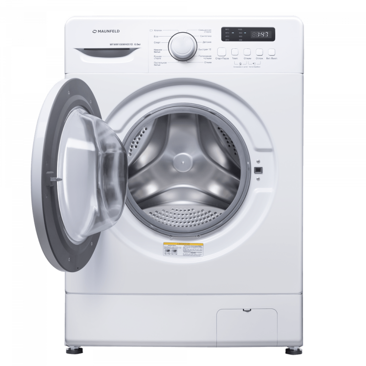 Maunfeld MFWM106WH051D отдельностоящая стиральная машина