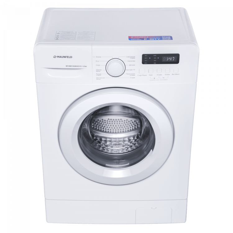 Maunfeld MFWM106WH051D отдельностоящая стиральная машина