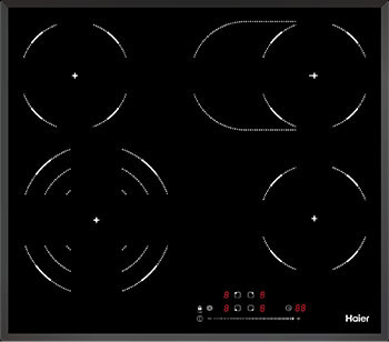 Haier HHY-C64TOVB черный электрическая варочная панель