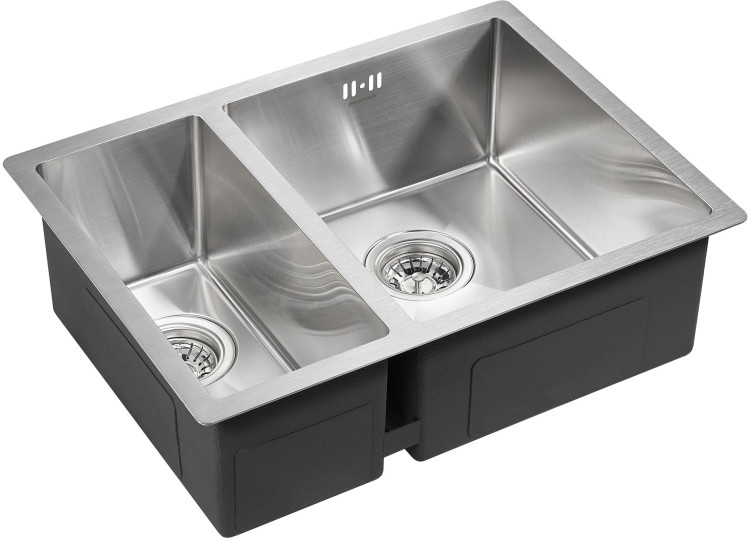 Paulmark GERBERG 59 / 2S UNI нержавеющая сталь брашированная правая мойка