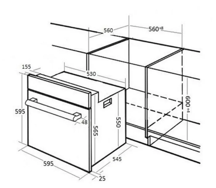 Kuppersberg HH 668 W электрический духовой шкаф
