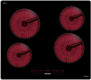 Korting HK 62009 B электрическая варочная панель