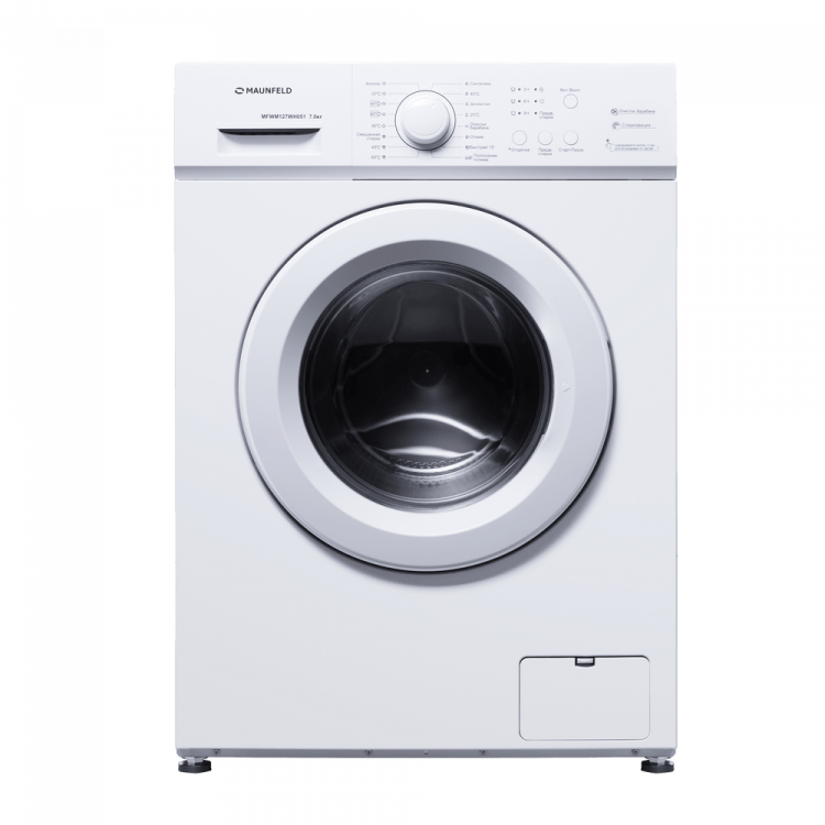 Maunfeld MFWM127WH051 отдельностоящая стиральная машина