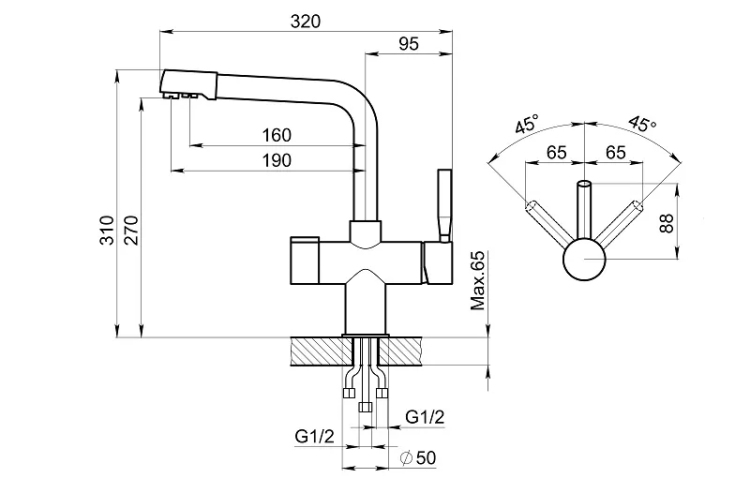 Granula GR-2088 графит смеситель