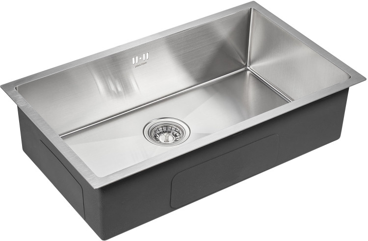 Paulmark GERBERG 74 UNI брашированная нерж. сталь мойка