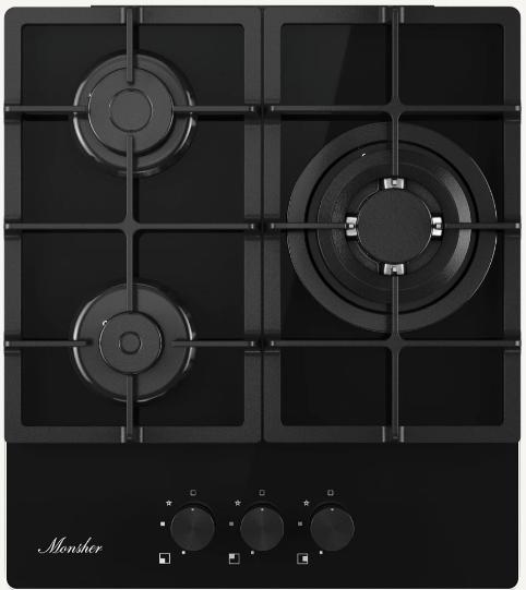 Monsher MGG 43 Noir газовая варочная панель