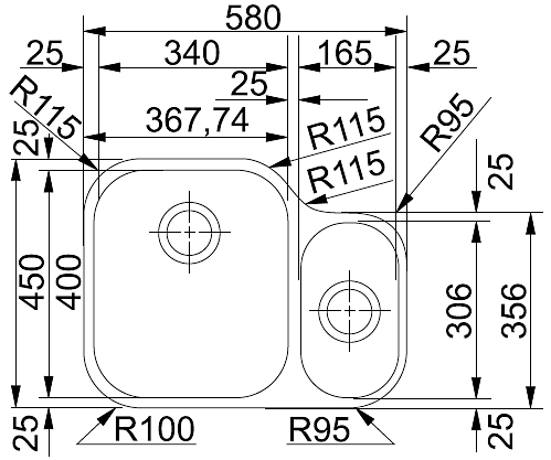 Franke AMX 160 мойка